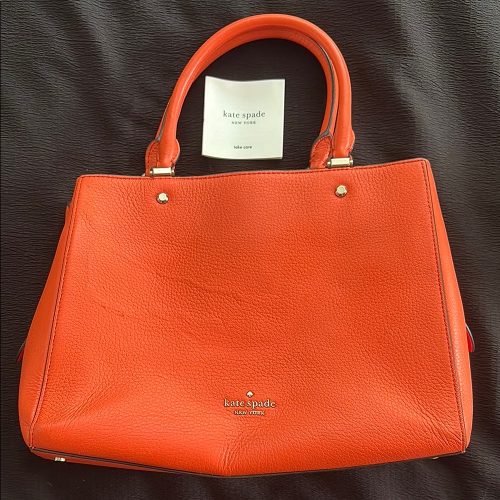 Kate Spade Vibrant Orange Tote